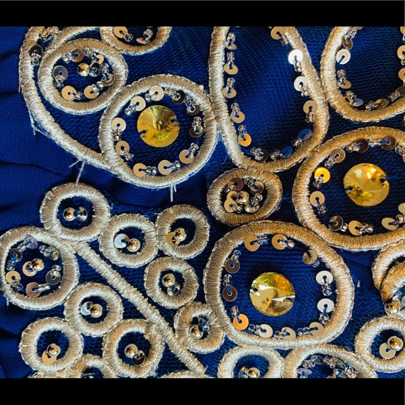 Navy blue cocktail dress - Picture 8 of 8